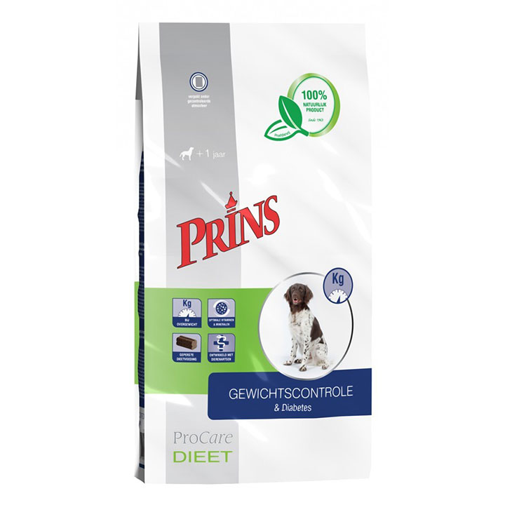 Dieetvoeding voor honden met overgewicht