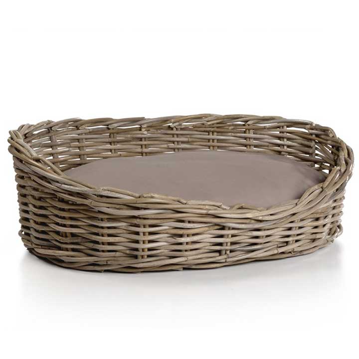 Rieten hondenmanden Rieten hondenmanden