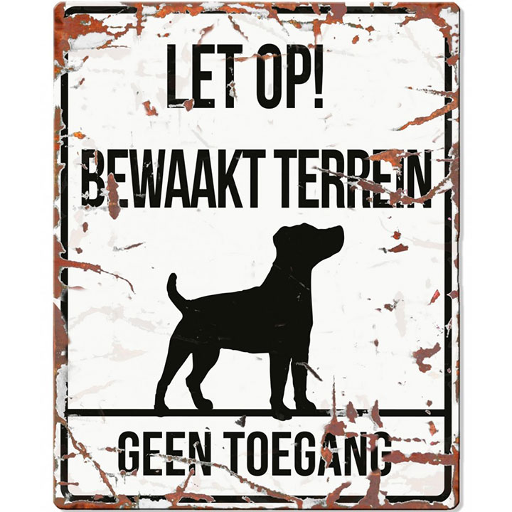 Waakbordjes hond Waakbordjes hond